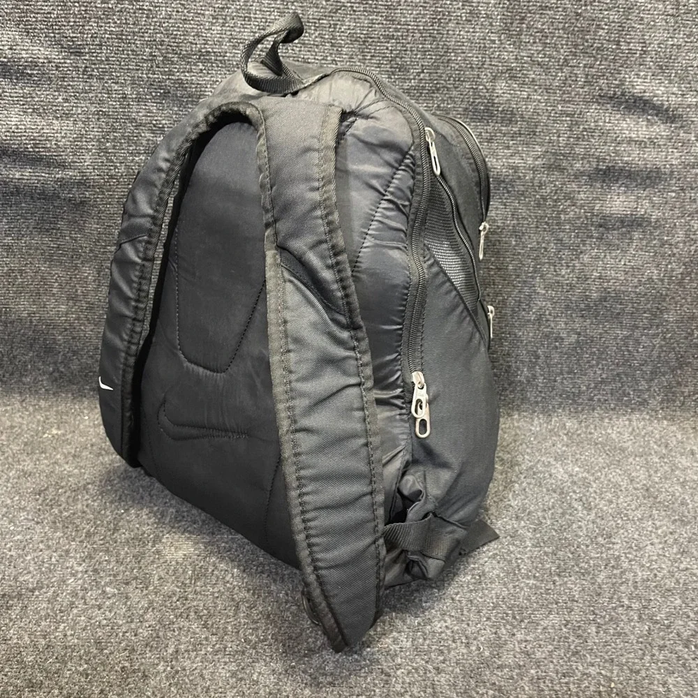 Nike Club Team Nutmeg / Swoosh Soccer & Sports Backpack Black Equipment Bag
